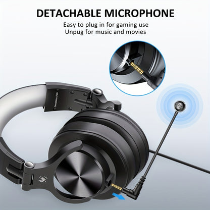 Oneodio A71D Wired Gaming Headset - Detachable Mic & Surround Sound