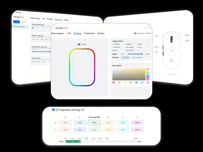 MCHOSE K7 Ultra Wireless Gaming Mouse - 8K 42000 DPI Magnetic Dock