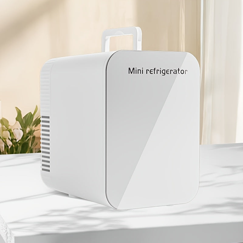 Mini-réfrigérateur pour camping-car 4 L - Glacière et chauffe-plats portables CA + 12 V CC