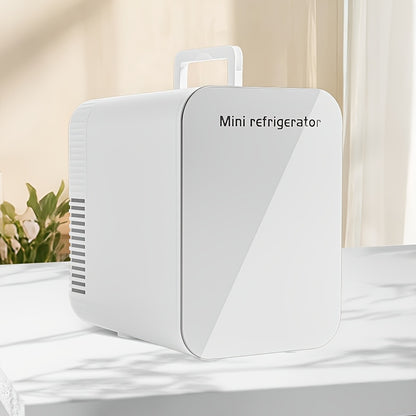 Mini-réfrigérateur pour camping-car 4 L - Glacière et chauffe-plats portables CA + 12 V CC