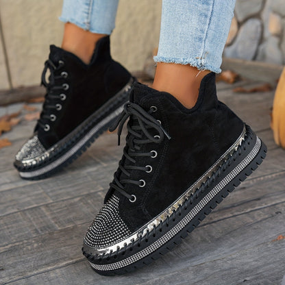 Women's Rhinestone Boots