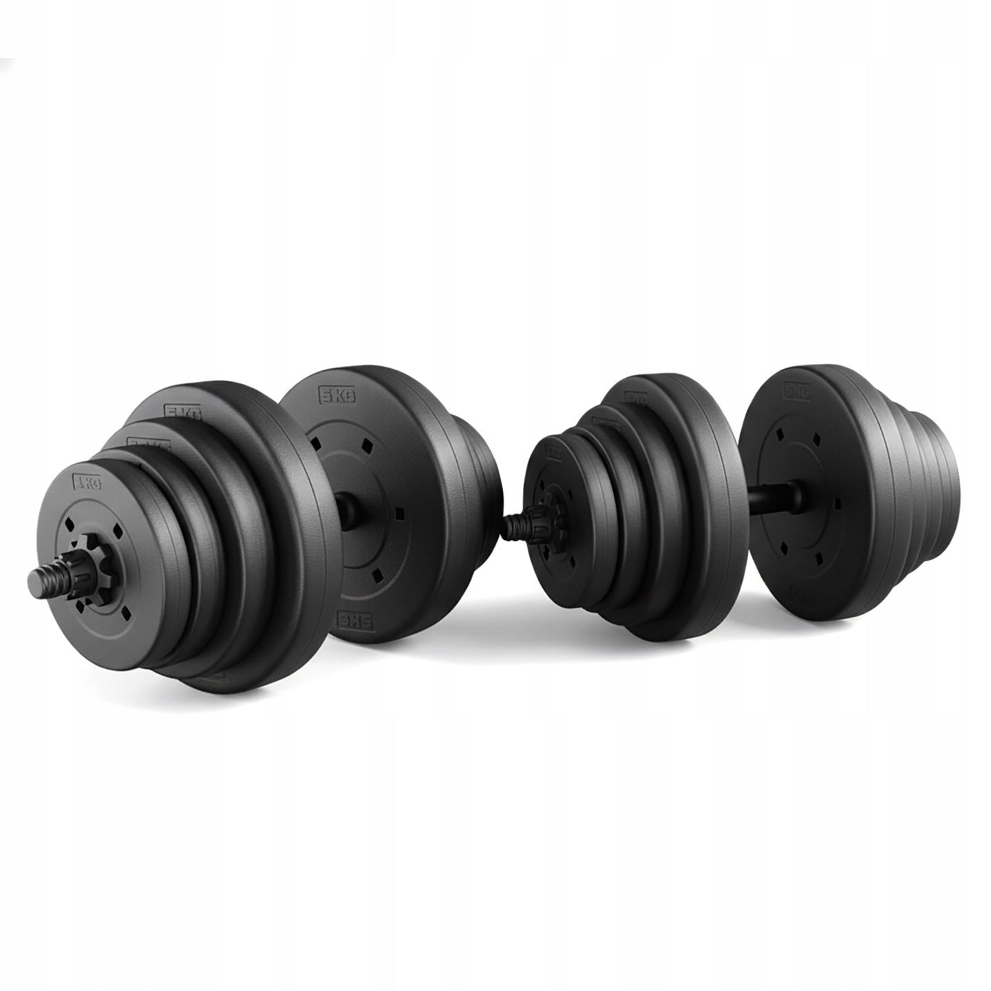 Adjustable Dumbbell Set with Barbell - 20kg/40kg