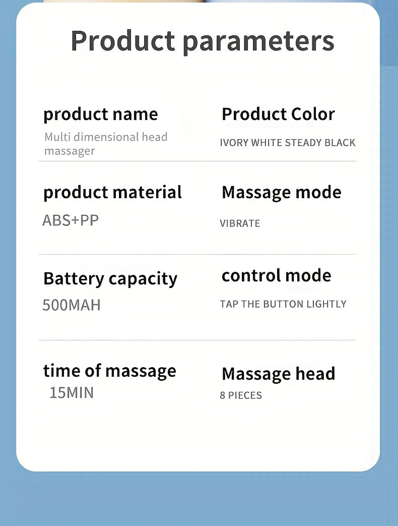 OctoRelax™ Electric Scalp Massager for Deep Stress Relief