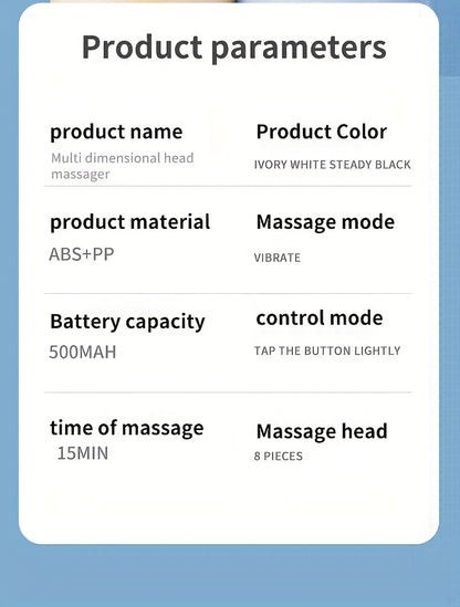 OctoRelax™ Electric Scalp Massager for Deep Stress Relief