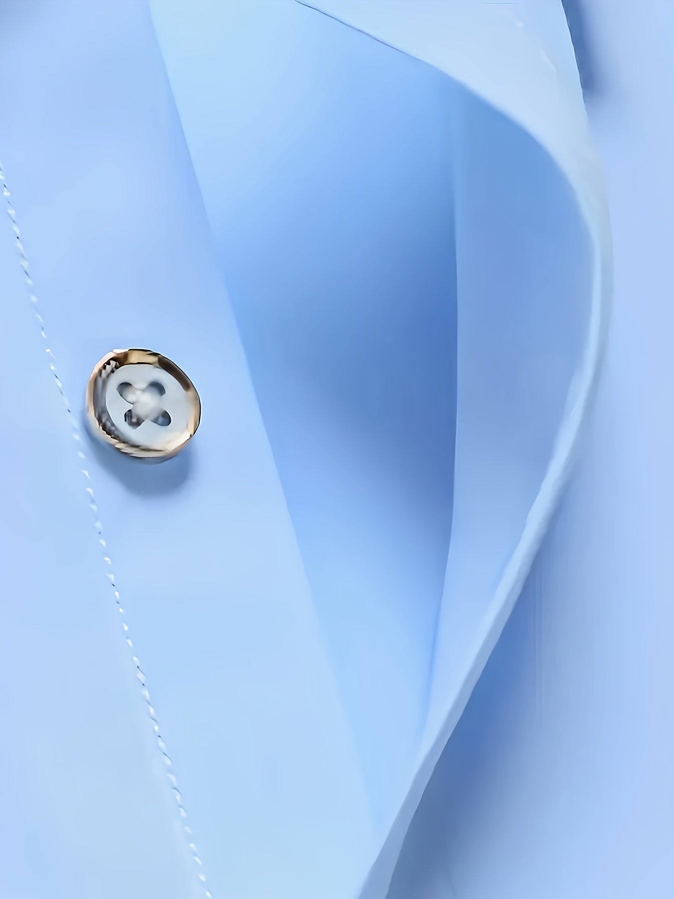 1+1 Men's Double Lapel Long Sleeve Shirt - Fashion Business Casual