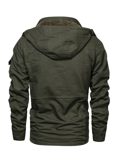 Men's Heavyweight Winter Jacket - Thermal Insulated
