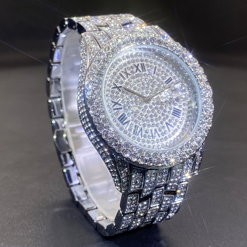 MISSFOX Rhinestone Quartz Watch - Sparkling Ice Watch