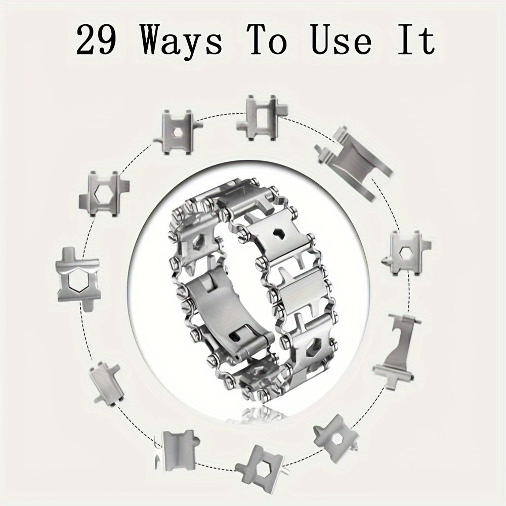 29-in-1 Multi-Tool Bracelet - Wearable