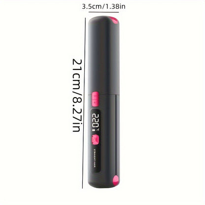 Mini 2-in-1 Wireless Hair Straightener & Curler