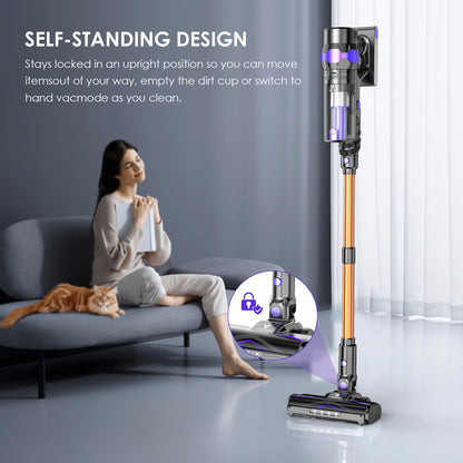 VORTISYS Cordless Vacuum Cleaner 500W - 1.3L Display Anti-Tangle