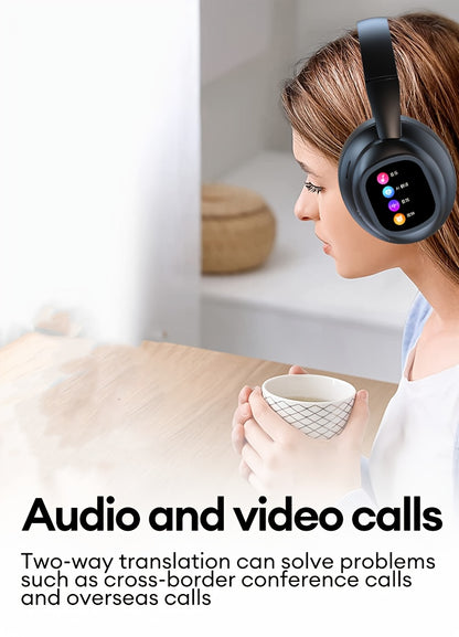HYUNDAI HY-X1 PRO Multilingual Translator Headset - Smart AI Chat Assistant
