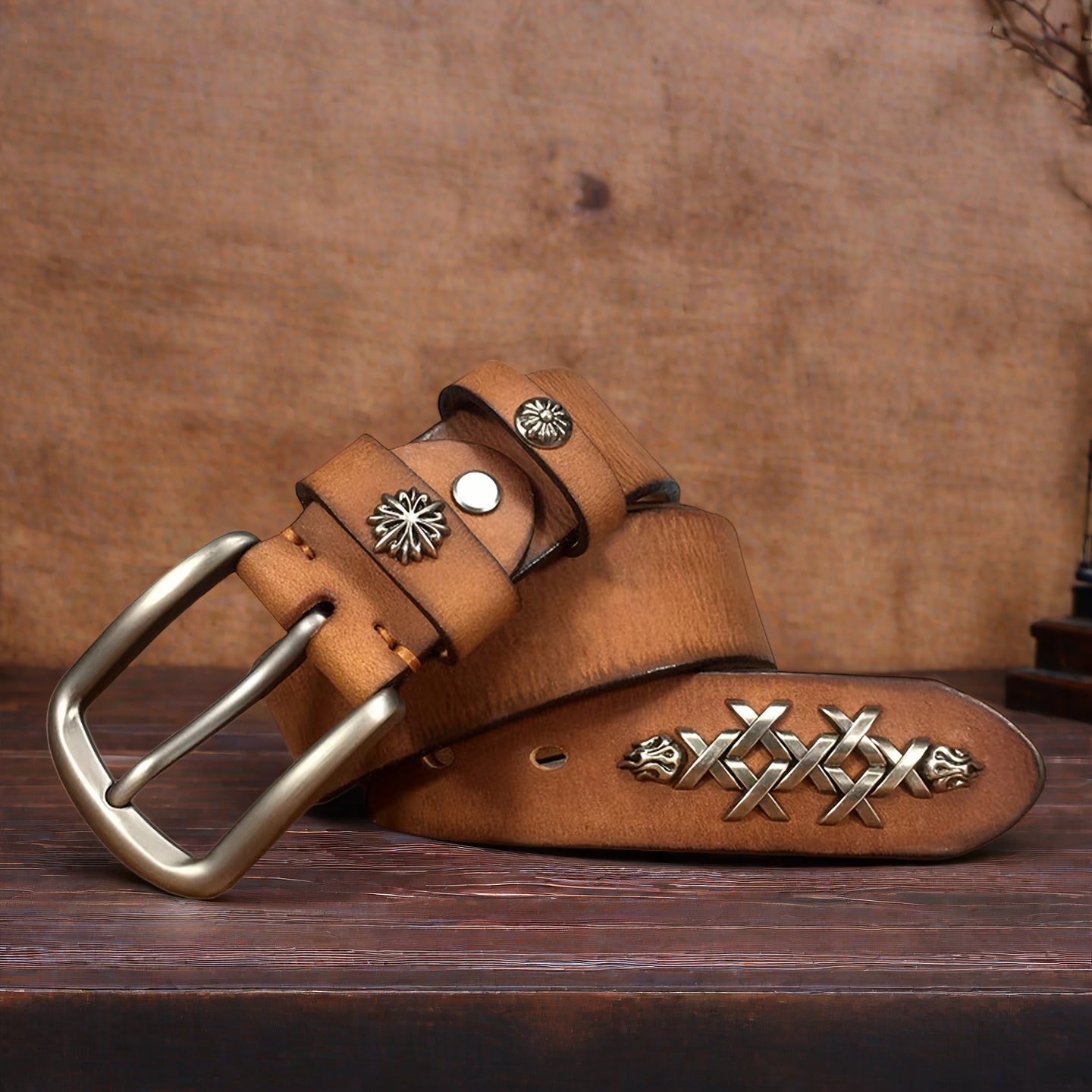 Handmade Top-Grain Leather Belt - Unisex