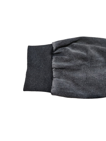 Angel Wing Print Zip Hoodie