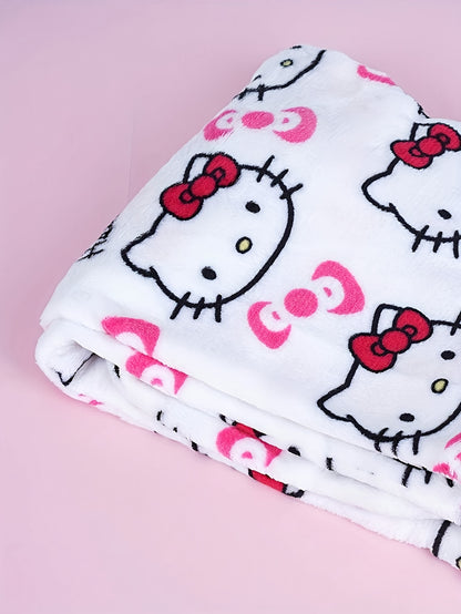 Hello Kitty Women's Flannel Sleep Pants - Thick Warm Winter