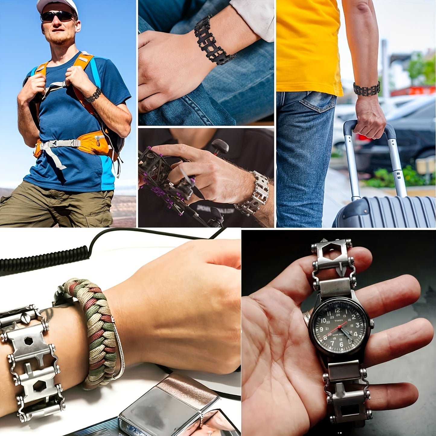 29-in-1 Multi-Tool Bracelet - Wearable