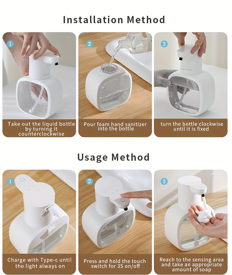 Smart Touchless Automatic Soap Dispenser - USB Rechargeable