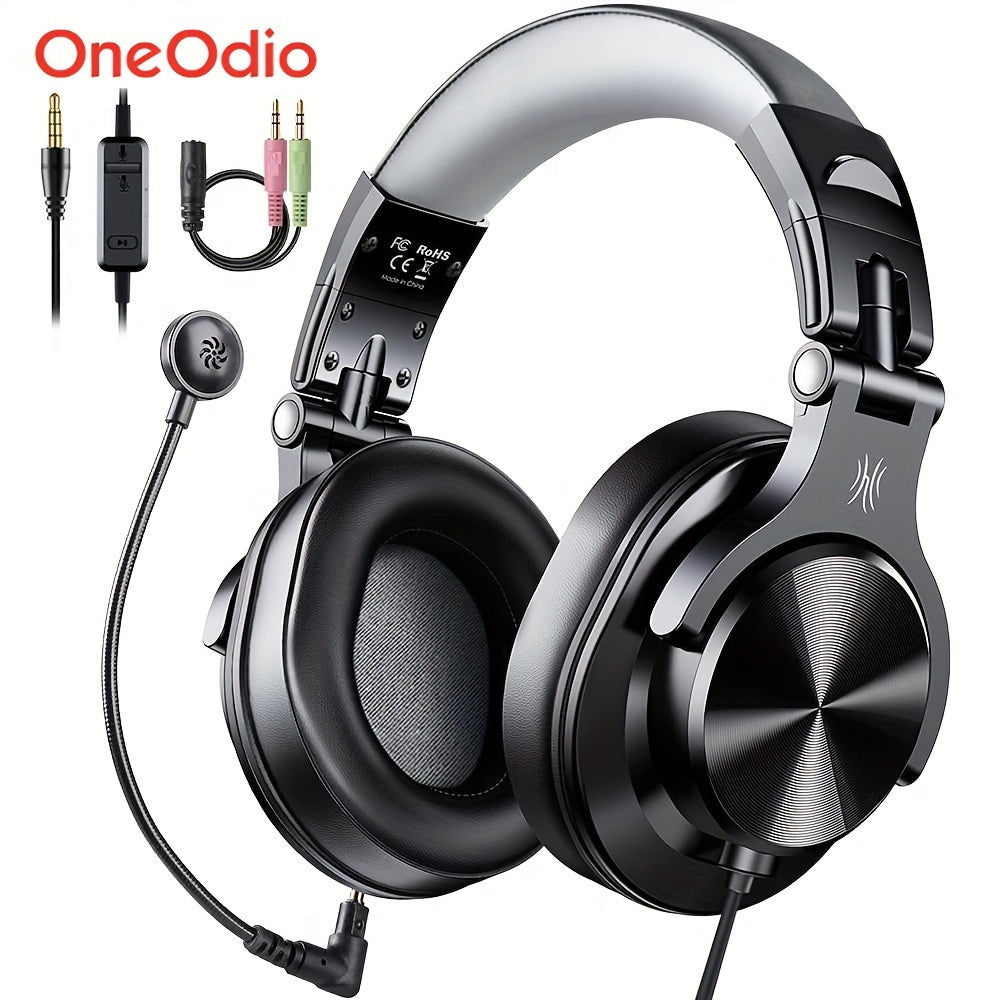 Oneodio A71D Wired Gaming Headset - Detachable Mic & Surround Sound