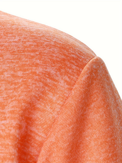 Men's Stand-Collar Casual Sweatshirt - Autumn Winter Long Sleeve