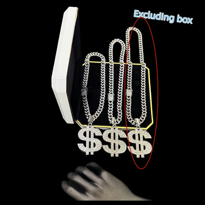Men's Heavy-Duty Dollar Sign Necklace