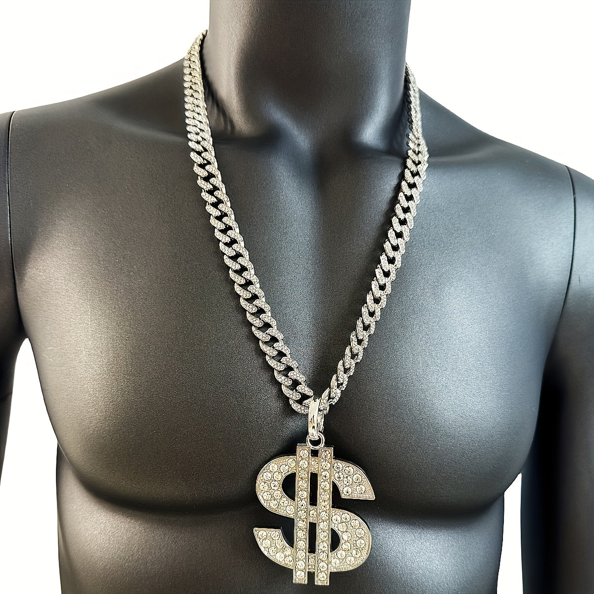 Men's Heavy-Duty Dollar Sign Necklace