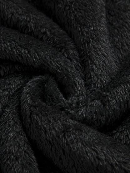 Men's Solid Hooded Jacket - Windproof & Warm