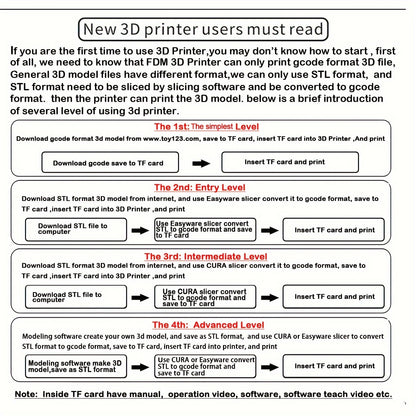 EasyThreed K6 3D Printer - Touch Screen Low Noise
