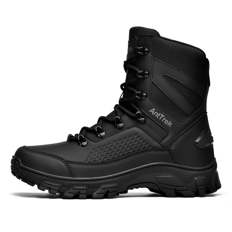 Men's Combat Boots - Wear-Resistant Hiking Thick-Sole