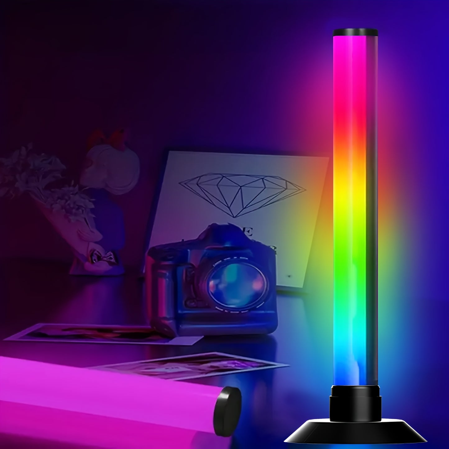 NBBUFF RGB LED Desk Lamps 2pcs - Music Sync & App Control