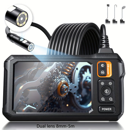 LCD Industrial Endoscope – 8mm Dual/Single Lens Camera