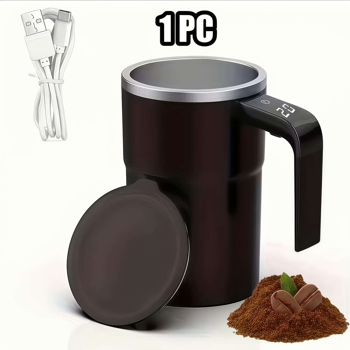 Electric Self-Stirring Coffee Mug