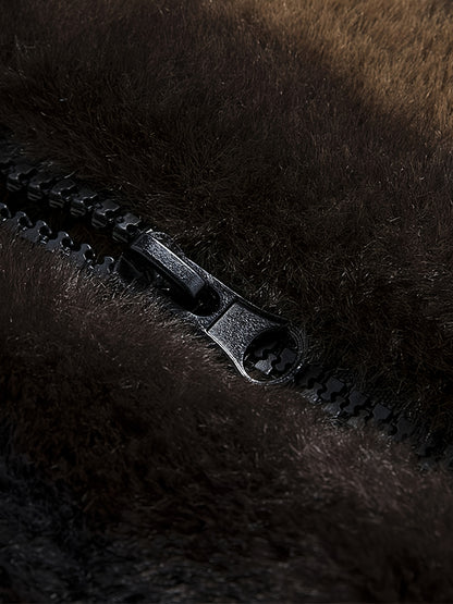 Men's Solid Hooded Jacket - Windproof & Warm