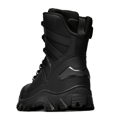Men's Combat Boots - Wear-Resistant Hiking Thick-Sole