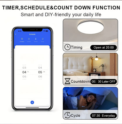 WiFi Smart Light Switch 1/2/3/4 Gang - Touchscreen Alexa Google