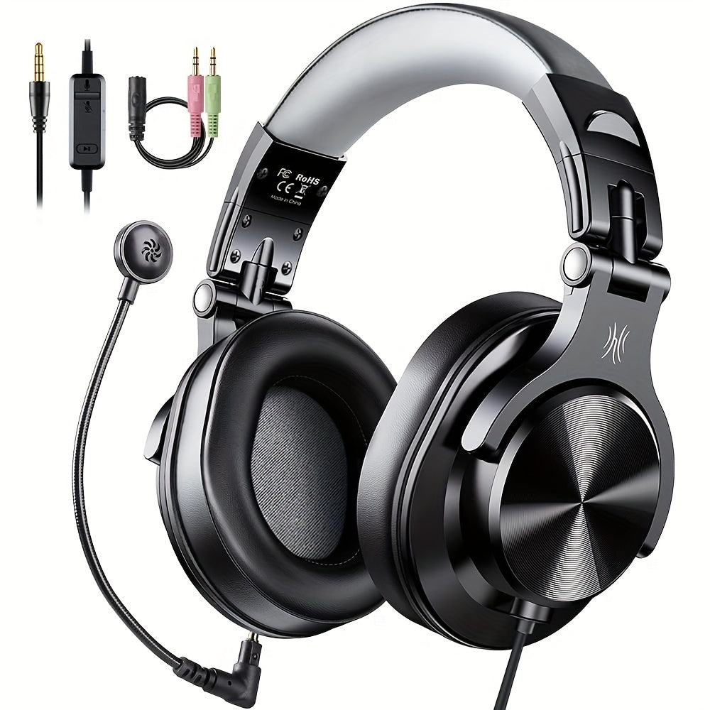 Oneodio A71D Wired Gaming Headset - Detachable Mic & Surround Sound
