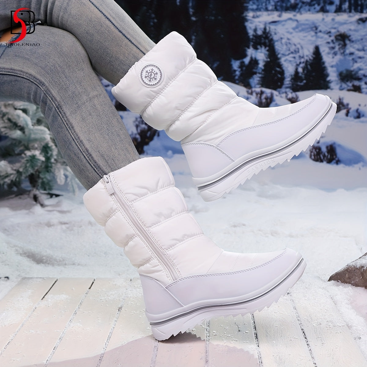 Women's Winter Warm Snow Boots - Anti-Slip -40°C