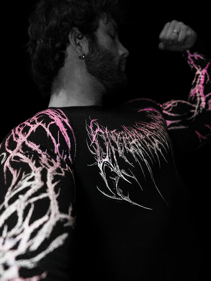 Men's Compression Long Sleeve Fitness Shirt - Muscle Fit