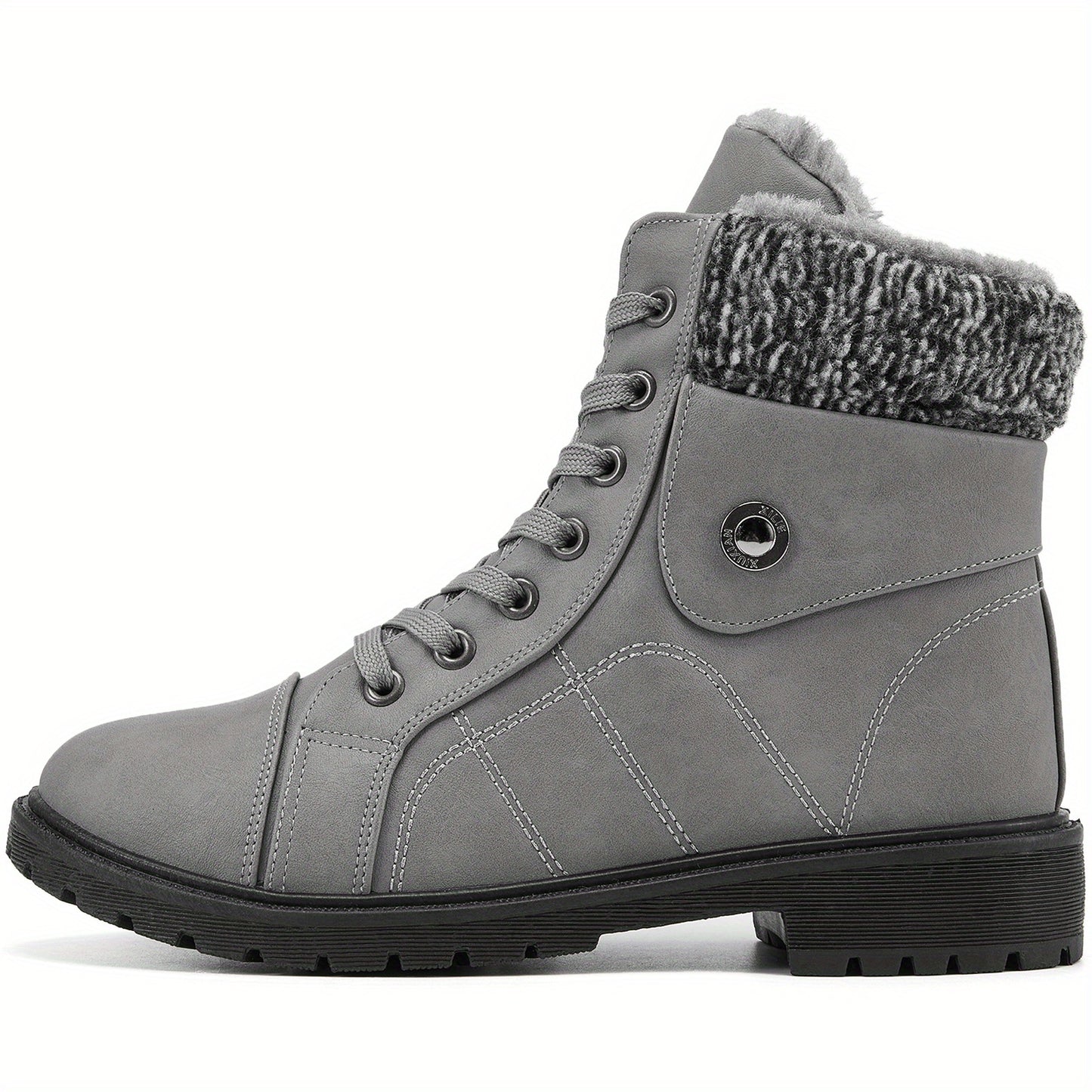 Women's Winter Boots - Side Zipper Plush