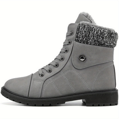 Women's Winter Boots - Side Zipper Plush