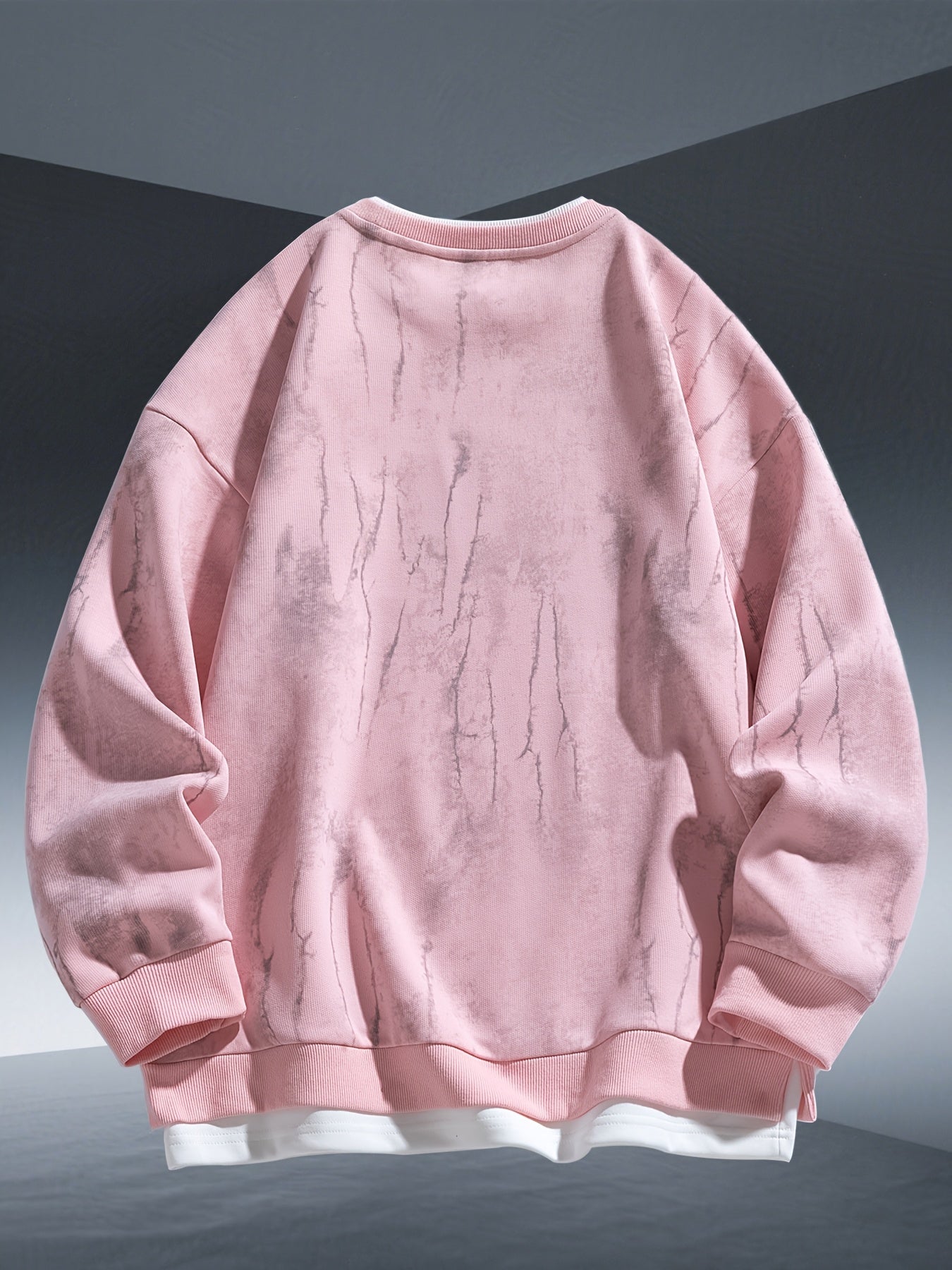 Men's Tie-Dye Sweatshirt - Round Neck Pullover