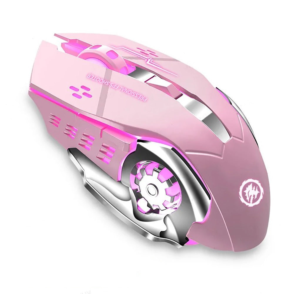 Silent Wireless USB Mechanical Gaming Mouse