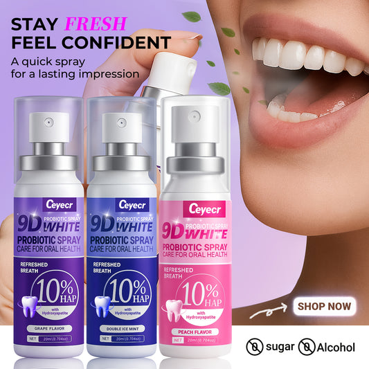 Oral Spray 3pcs 20ML - Breath Freshener Peach Mint Grape