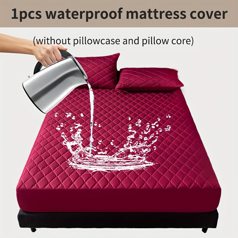 Waterproof Mattress Protector - Breathable Dustproof Fitted Sheet