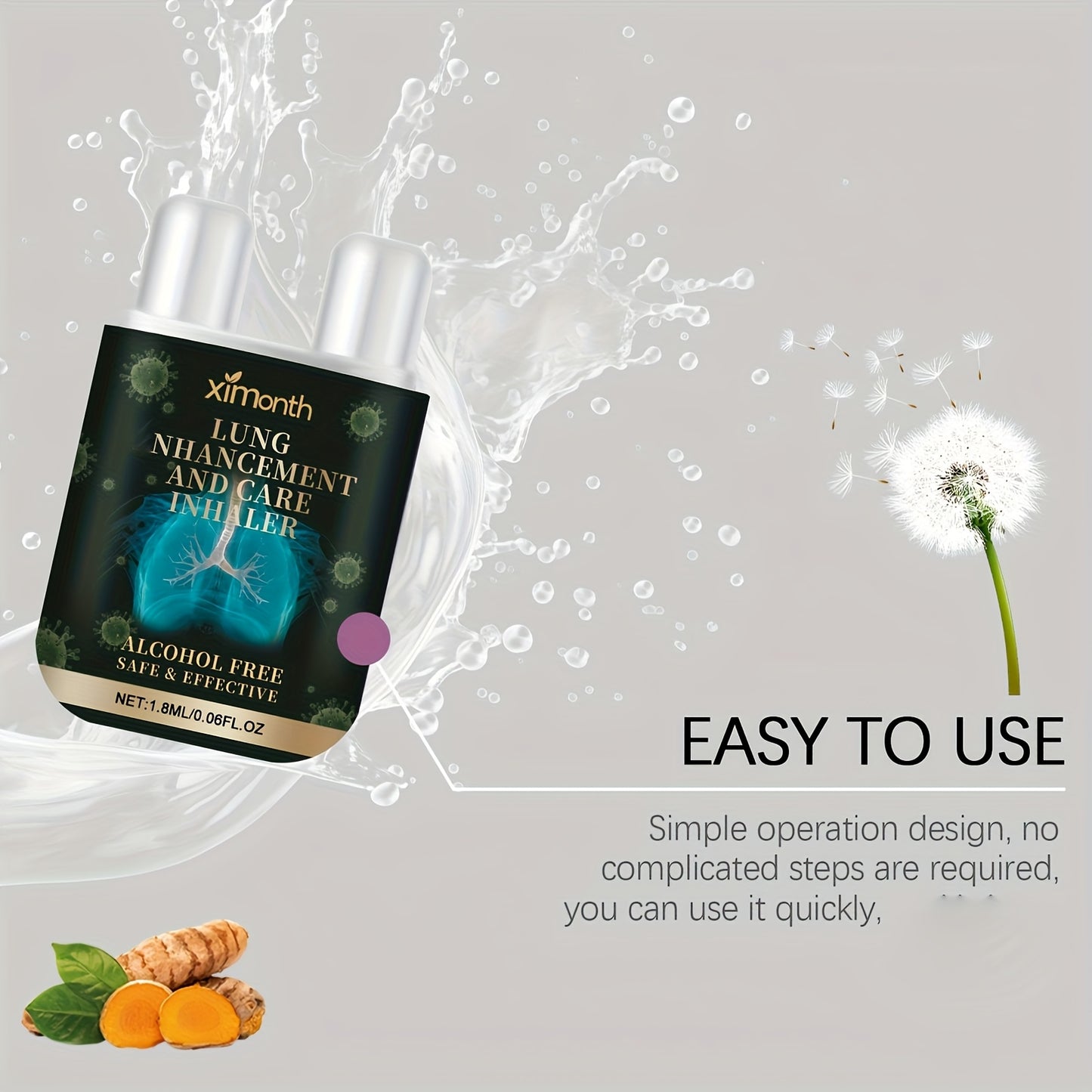 Car Nasal Inhaler - Herbal Extracts for Refreshment & Relaxation