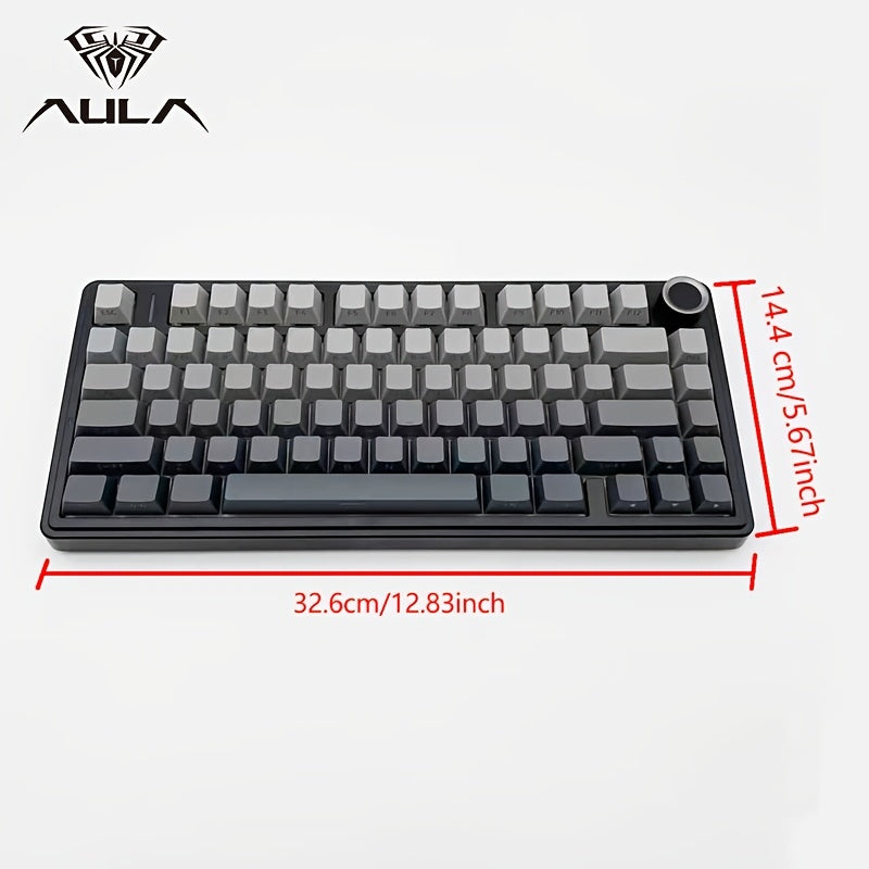 AULA Custom Mechanical Keyboard - 75% Swappable RGB