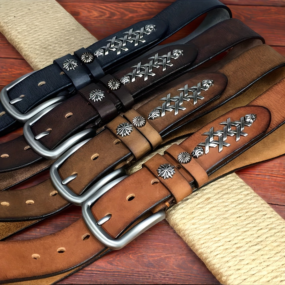 Handmade Top-Grain Leather Belt - Unisex