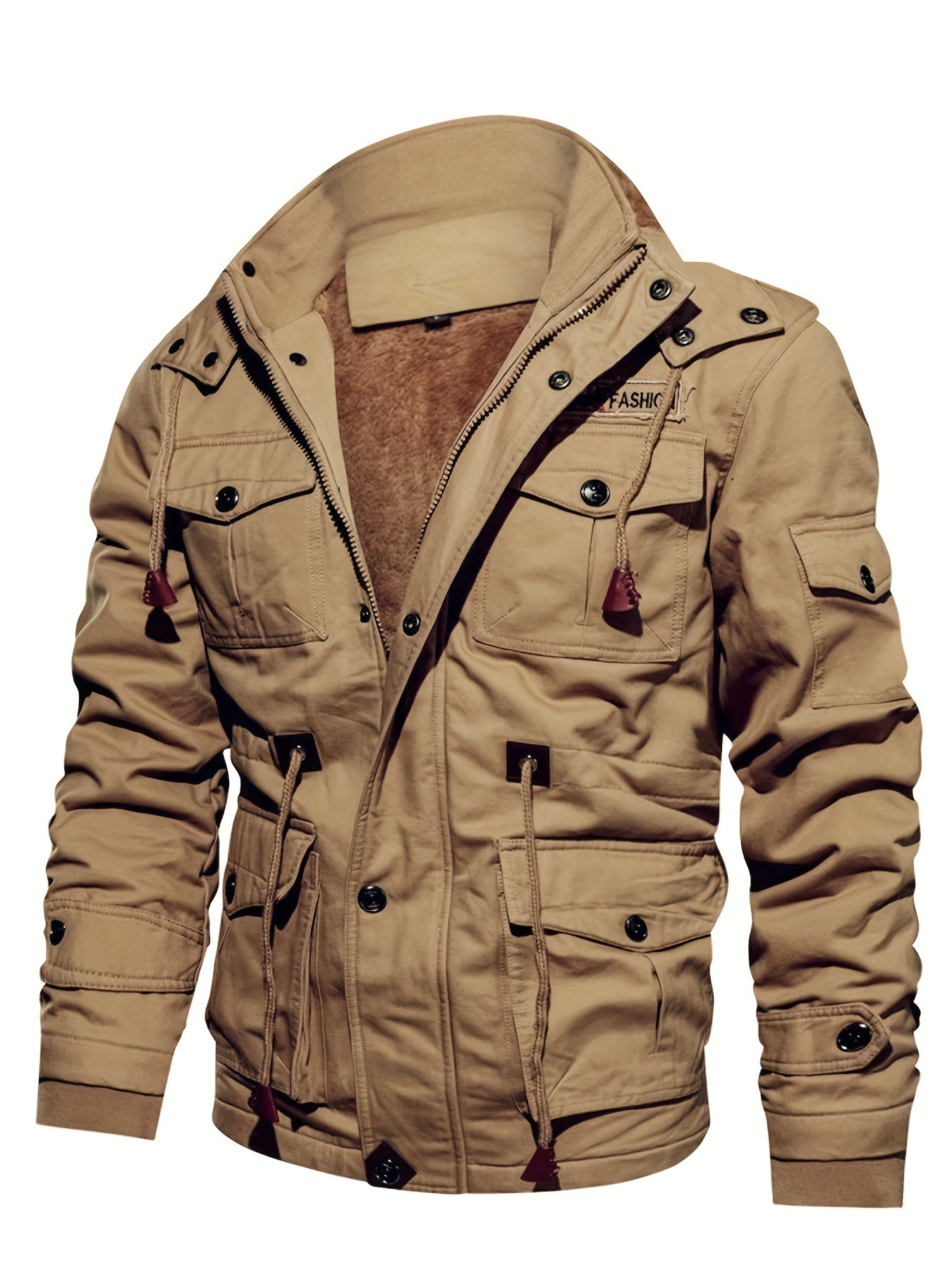 Men's Heavyweight Winter Jacket - Thermal Insulated