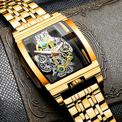 POEDAGAR Men's Waterproof Luminous Luxury Quartz Watch