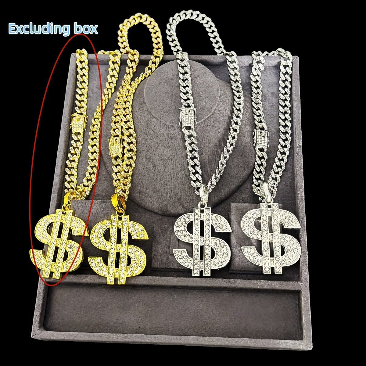 Men's Heavy-Duty Dollar Sign Necklace