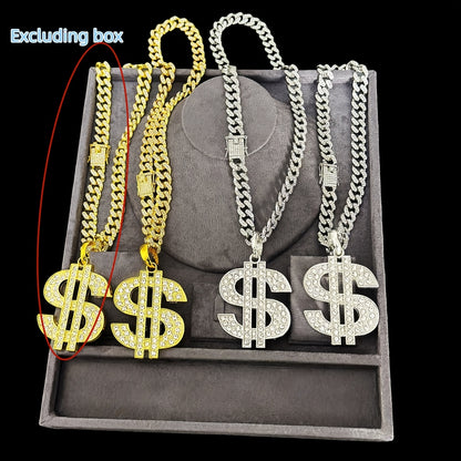 Men's Heavy-Duty Dollar Sign Necklace