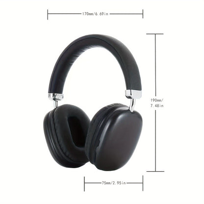 Wireless Headphones - Lightweight Foldable with Built-In Mic